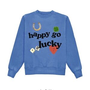 Kristin Jones Happy Go Lucky Crewneck Size Large